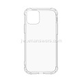 Silicone Sleeve Transparan Clear Soft Case kanggo iPhone